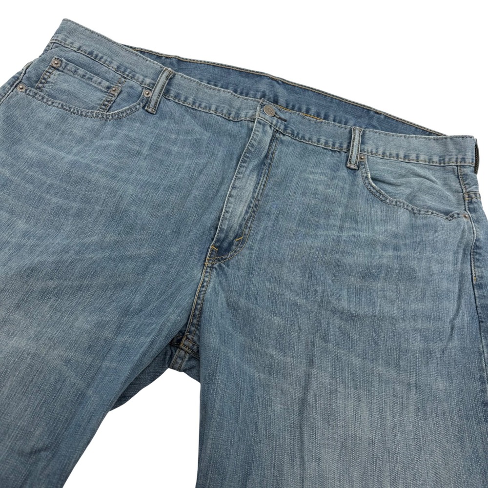 Levi's 569 Loose Straight Fit Jeans Mens 44x30 Blue Denim Medium Wash Y2K Style